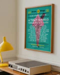 GV26 Numbered Art Poster (unframed) £15